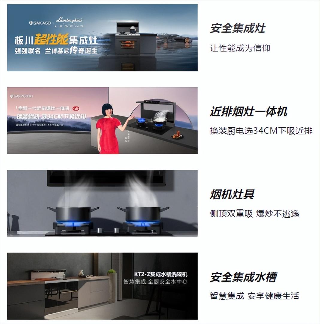 板川安全集成厨房：全品类产品线的创新与卓越
