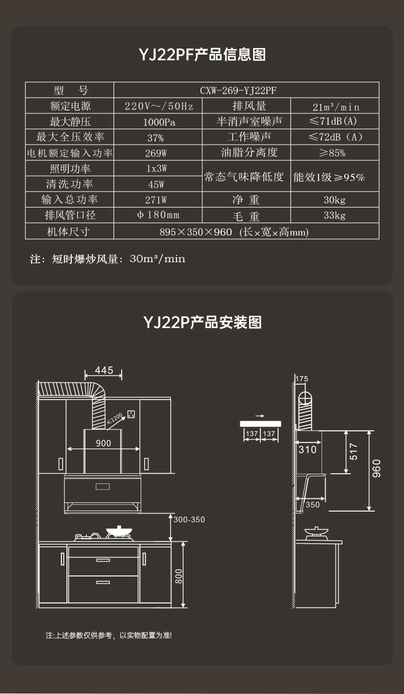油烟机YJ22PF