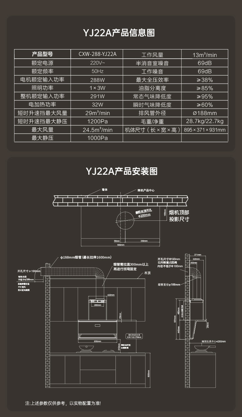 油烟机YJ22A